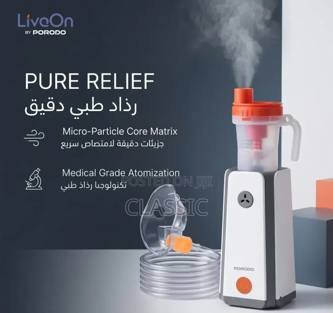Porodo LiveOn Rechargeable Compressor Nebulizer