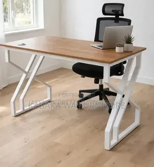 Workstation-Desk-1-2m-Brown-Modern-Office-Table-Heavy-Duty-