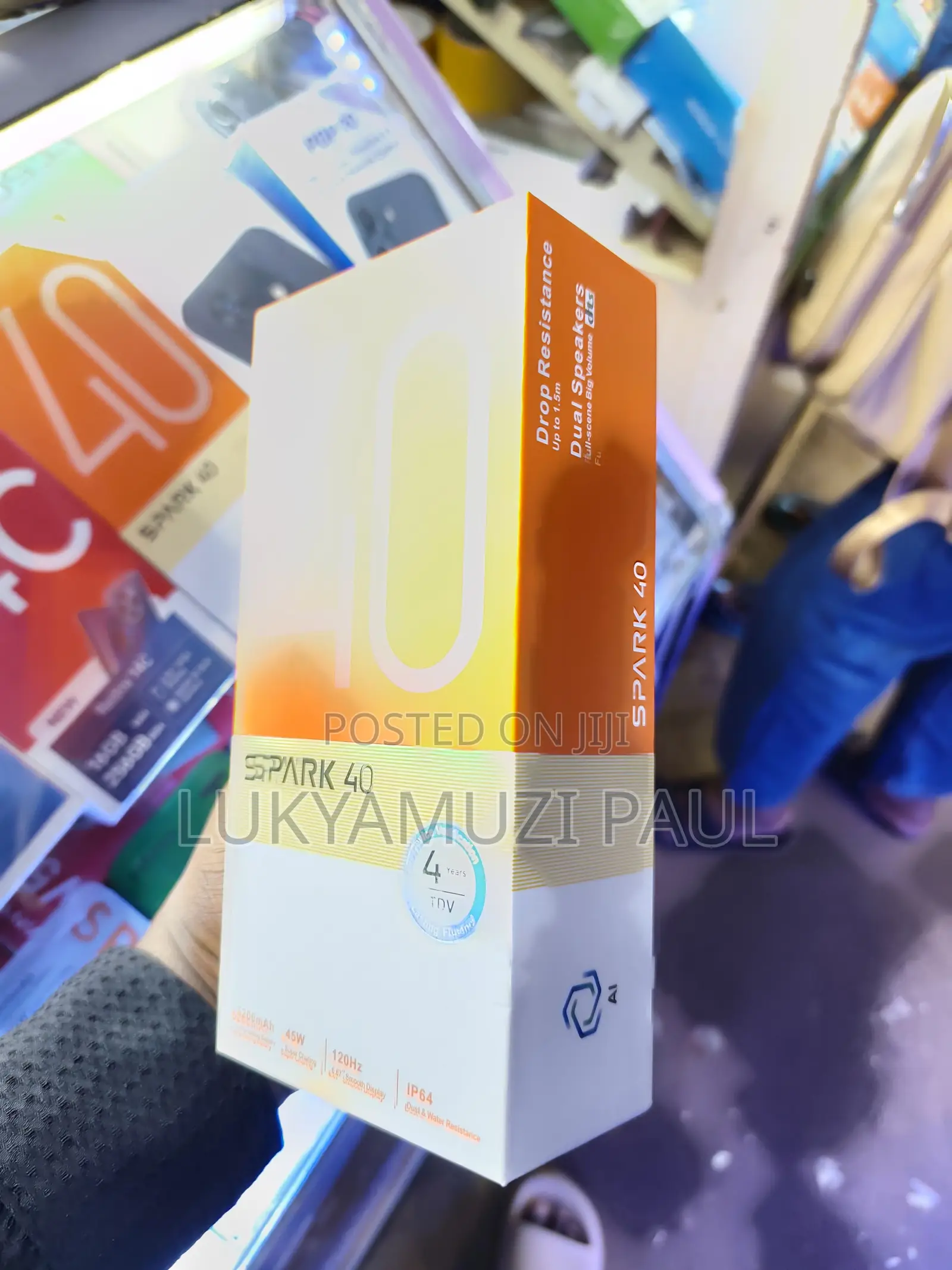New Tecno Spark 40 256 GB Orange