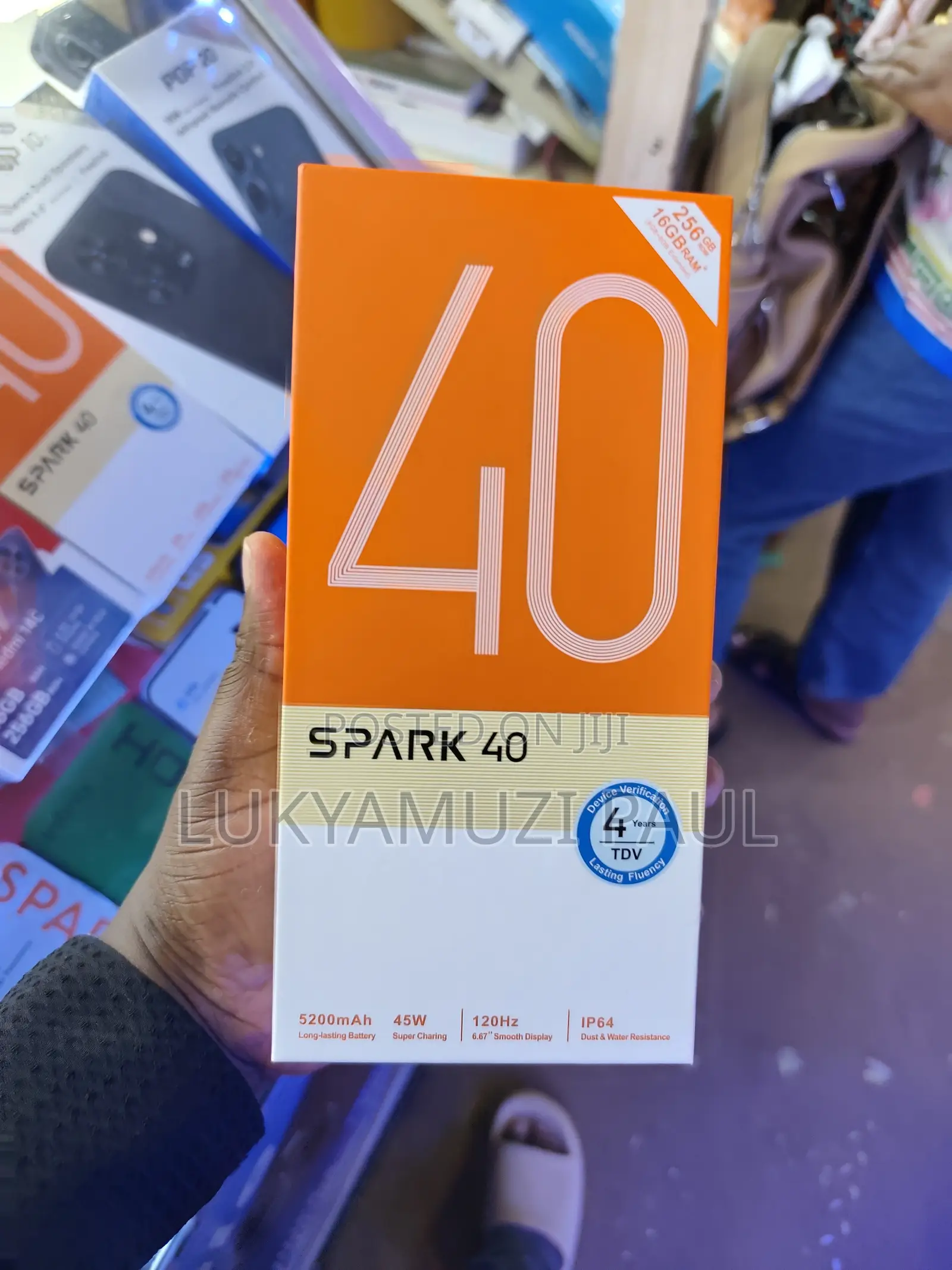 New Tecno Spark 40 256 GB Orange