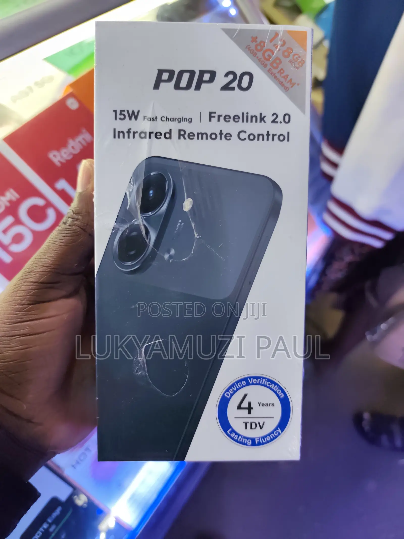 New Tecno Pop 20 128 GB Black