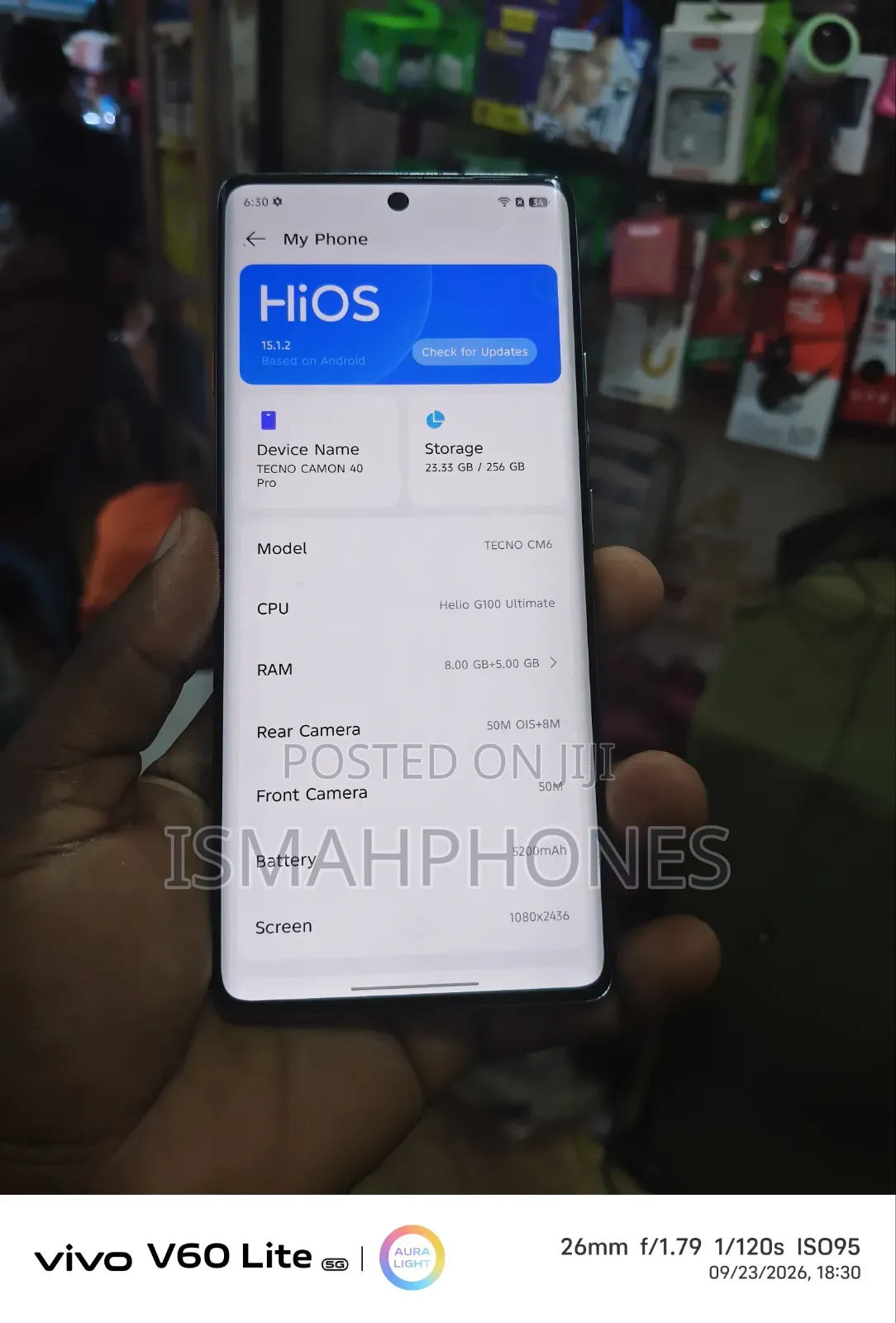 Tecno Camon 40 Pro 5G 256 GB Blue