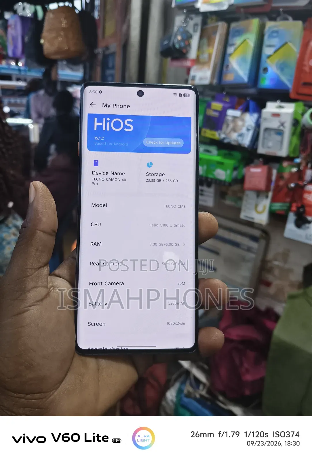 Tecno Camon 40 Pro 5G 256 GB Blue
