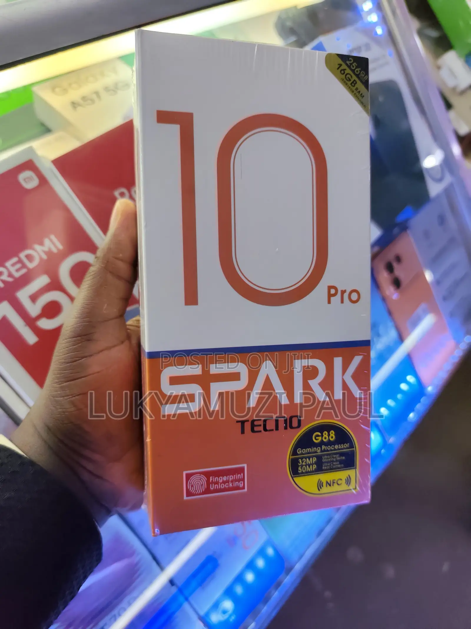 New Tecno Spark 10 Pro 256 GB Blue