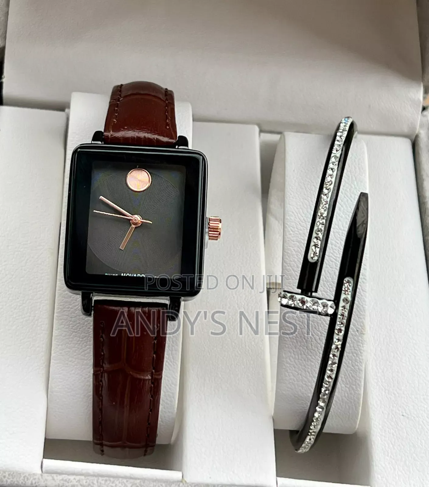 Classy Swiss Movado Ladies Watch With a Bangle