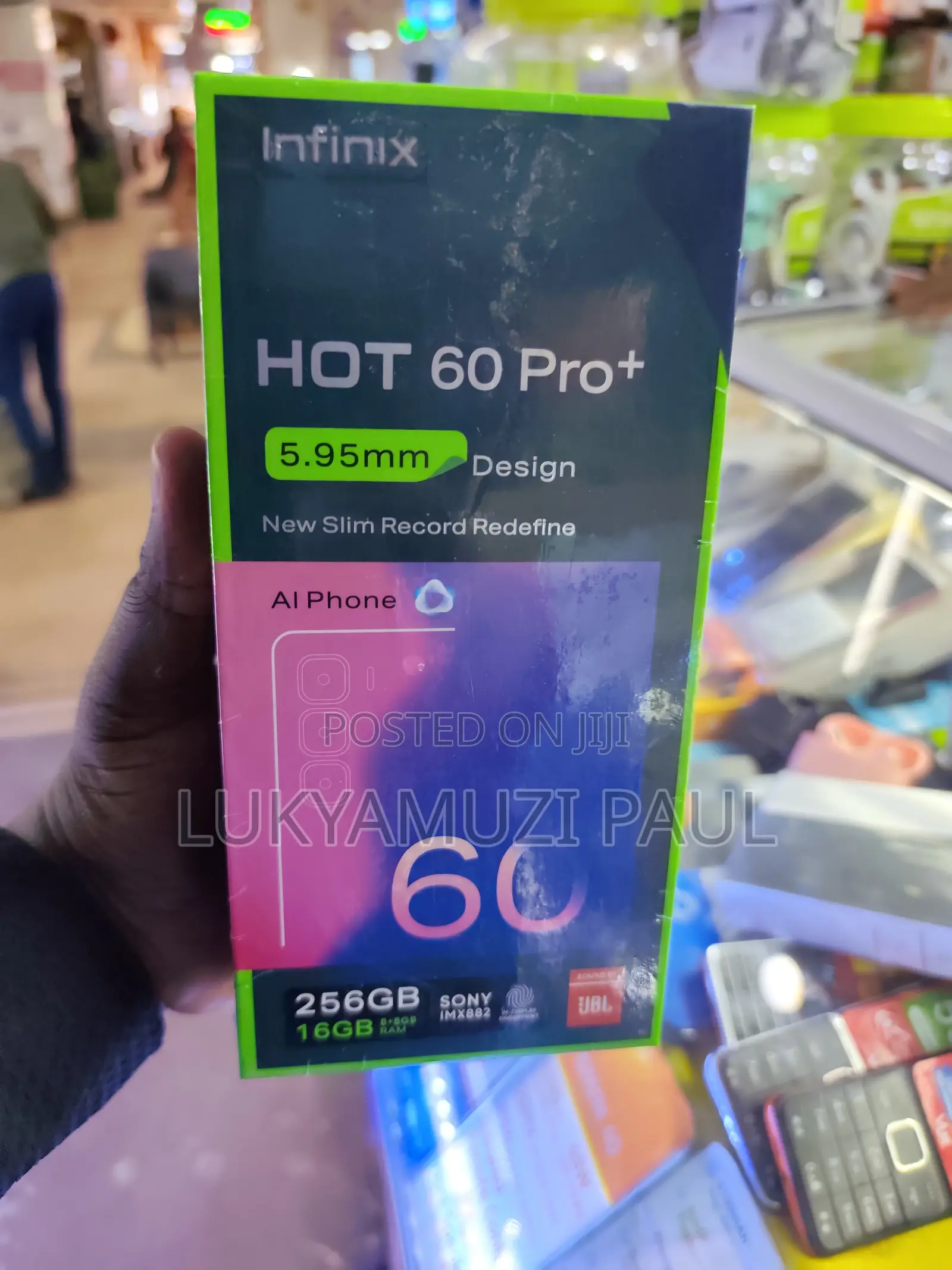 New Infinix Hot 60 Pro+ 256 GB Black