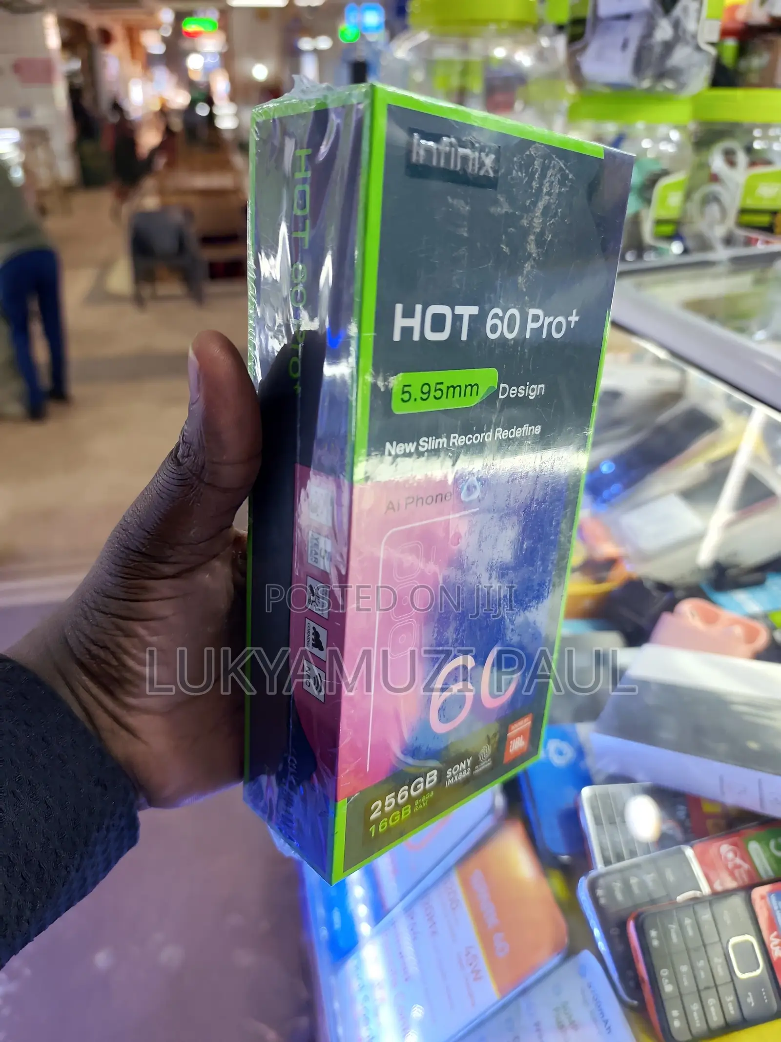 New Infinix Hot 60 Pro+ 256 GB Black