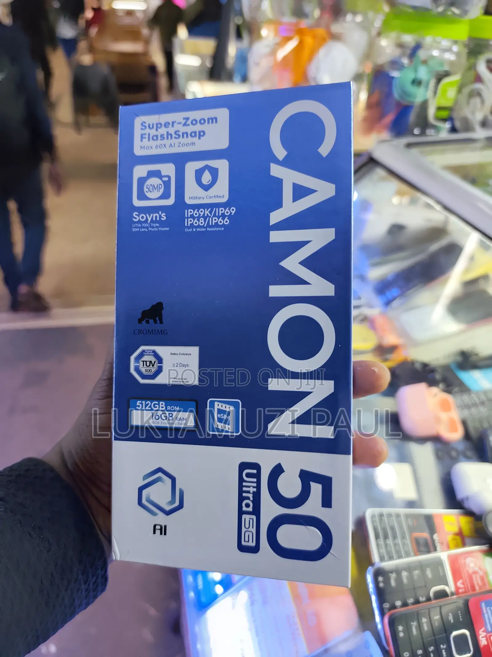 New Tecno Camon 50 Ultra 512 GB Black