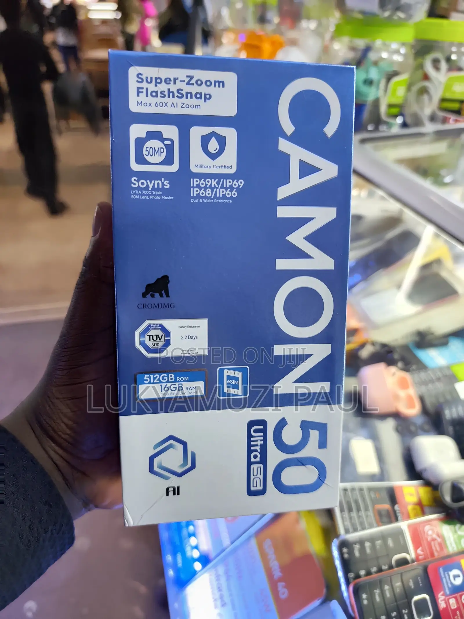 New Tecno Camon 50 Ultra 512 GB Black