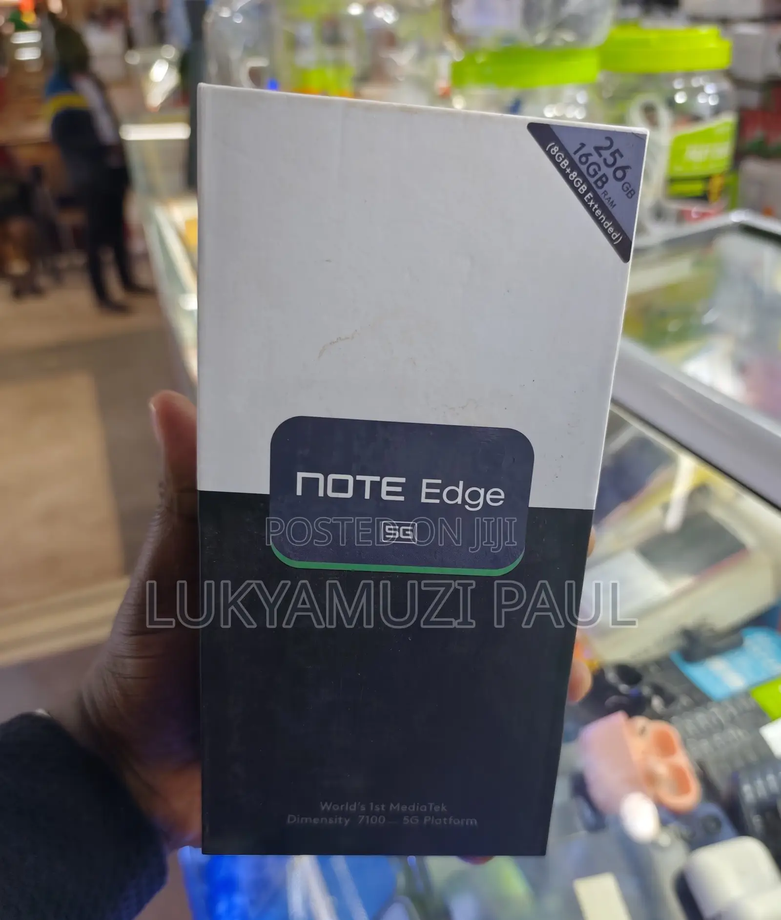 New Infinix Note Edge 256 GB Black