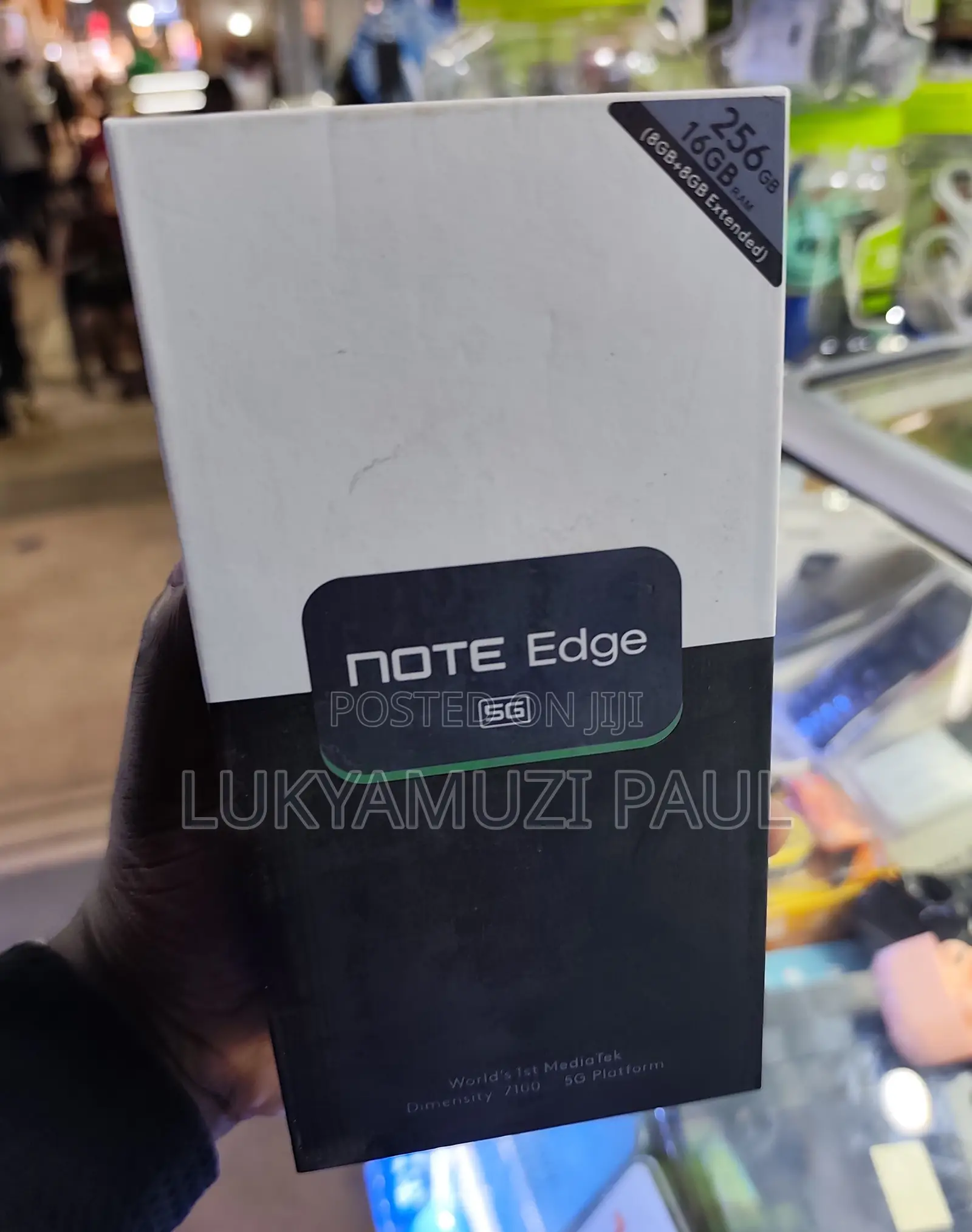 New Infinix Note Edge 256 GB Black