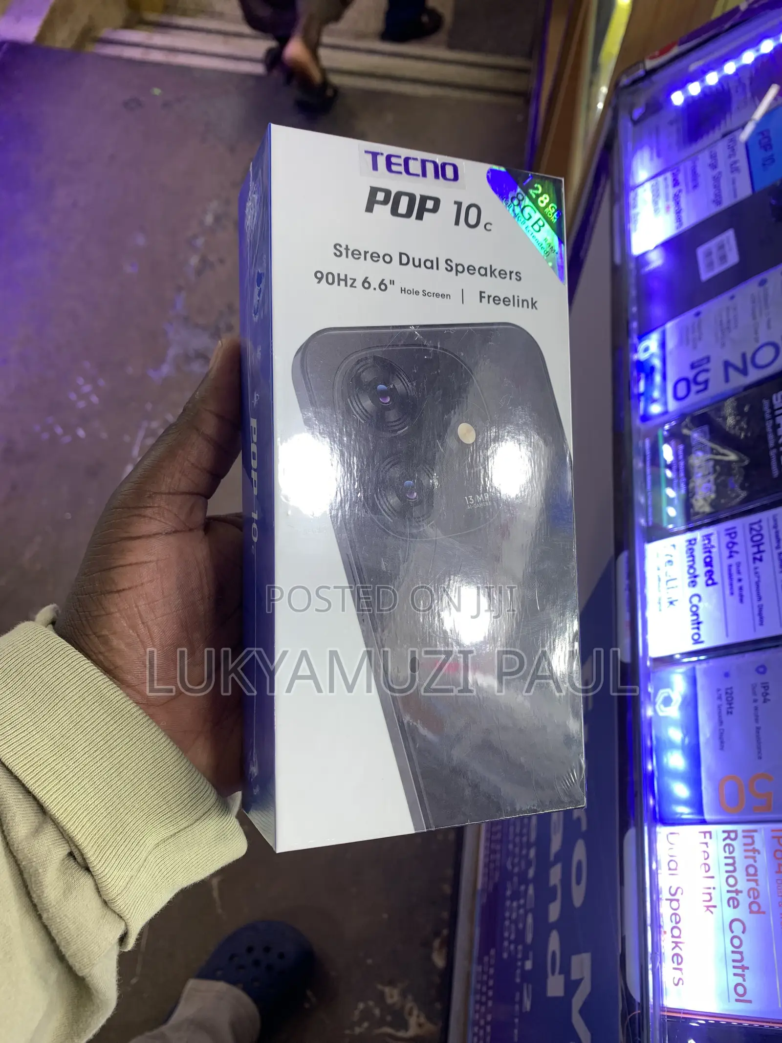 New Tecno Pop 10C 128 GB Black