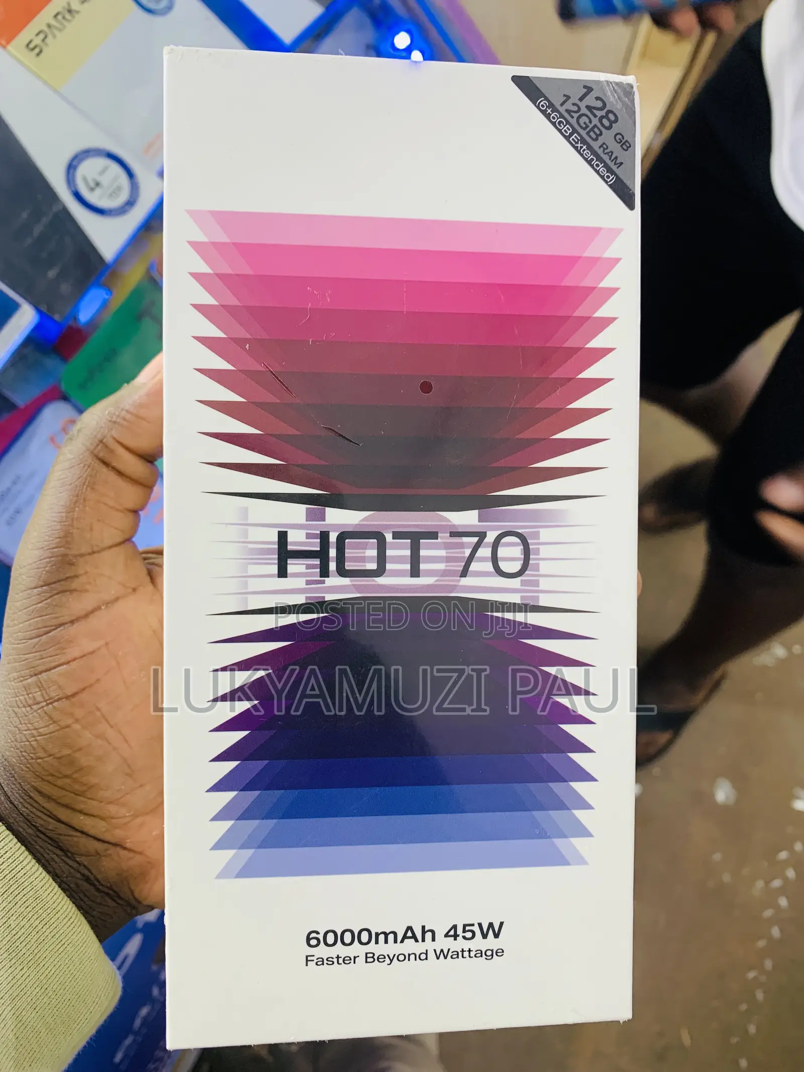 New Infinix Hot 70 256 GB Black