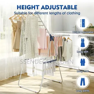 Heavy-Duty Foldable Dullwing Clothes Drying Rack