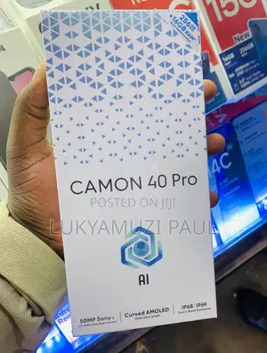 New Tecno Camon 40 Pro 5G 256 GB Black