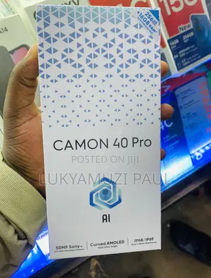 New Tecno Camon 40 Pro 5G 256 GB Black