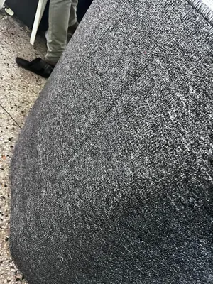 Office Gray Wall to Wall Woolen Carpet