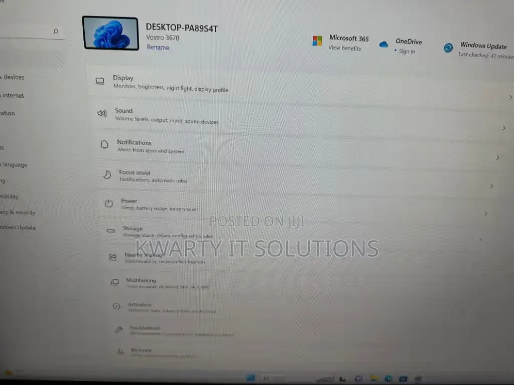 Desktop Computer Dell Vostro 3030 8GB Intel Core i5 HDD+SSD 500GB