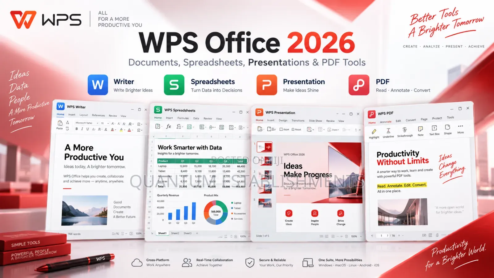 WPS Office 2026 | Documents, Spreadsheets, Presentations and PDF Tools