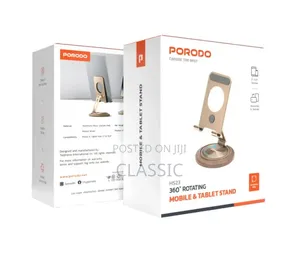 Porodo 360° Rotating Mobile & Tablet Stand