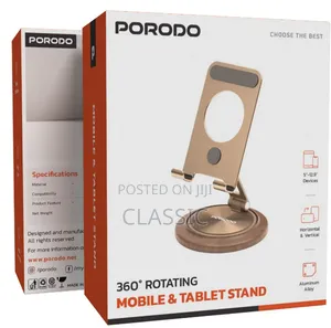 Porodo 360° Rotating Mobile & Tablet Stand
