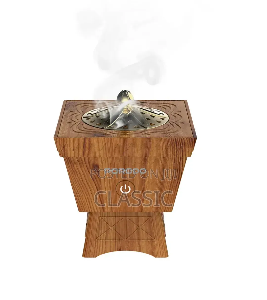 Porodo Lifestyle Classic Wood-Finish Portable Incense Burner