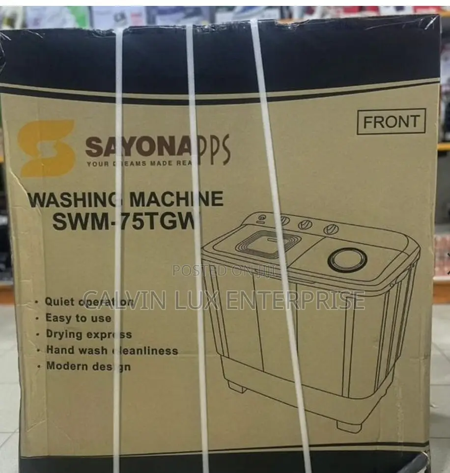 Sayona 7.5 Kg Washing Machine Twin Tub