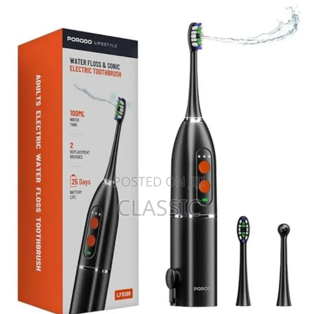 Porodo Lifestyle Water Flosser Sonic Electric Toothbrush