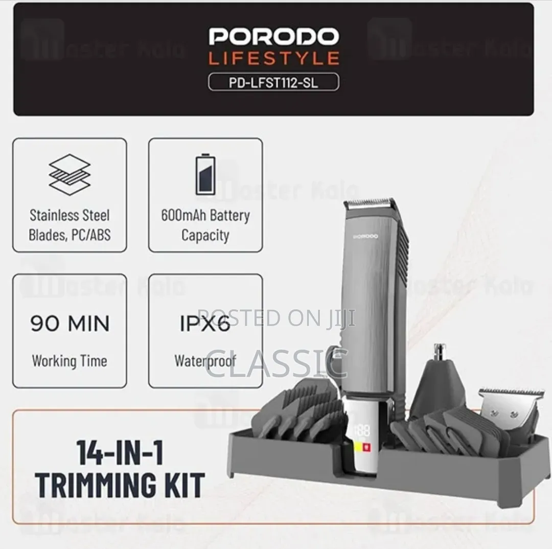 Porodo Lifestyle 14-in-1 Trimming Kit