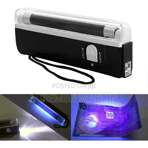 Counterfeit Money Detector, Portable UV Bank Note Checker With Torch