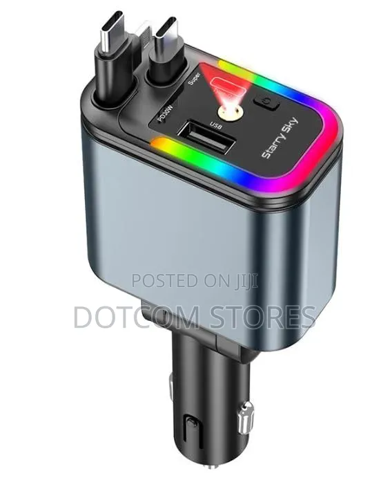5-in-1 Starry Sky Fast-Charging Car Charger
