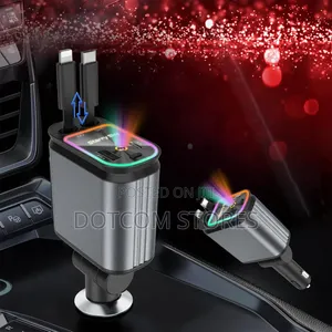 Starry Sky 4-in-1 Retractable Car Charger