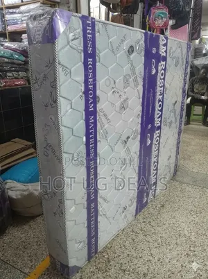 5x6 6 Inch Deluxe Quilted Rosefoam Mattress - Multicolor