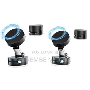Black Vacuum Magnetic Phone Holder With a 360-Degree Adjustable