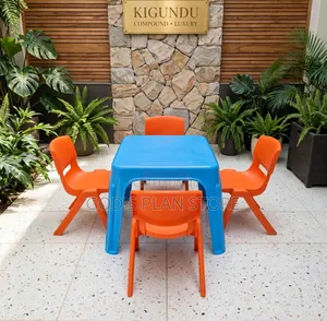 Set of 4 Kids Plastic Chairs and Table Kids Plastic Chairs and Table