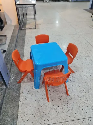 Set of 4 Kids Plastic Chairs and Table Kids Plastic Chairs and Table
