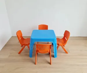 Comb Kids Plastic Chairs and Table Kids Plastic Table and Chairs