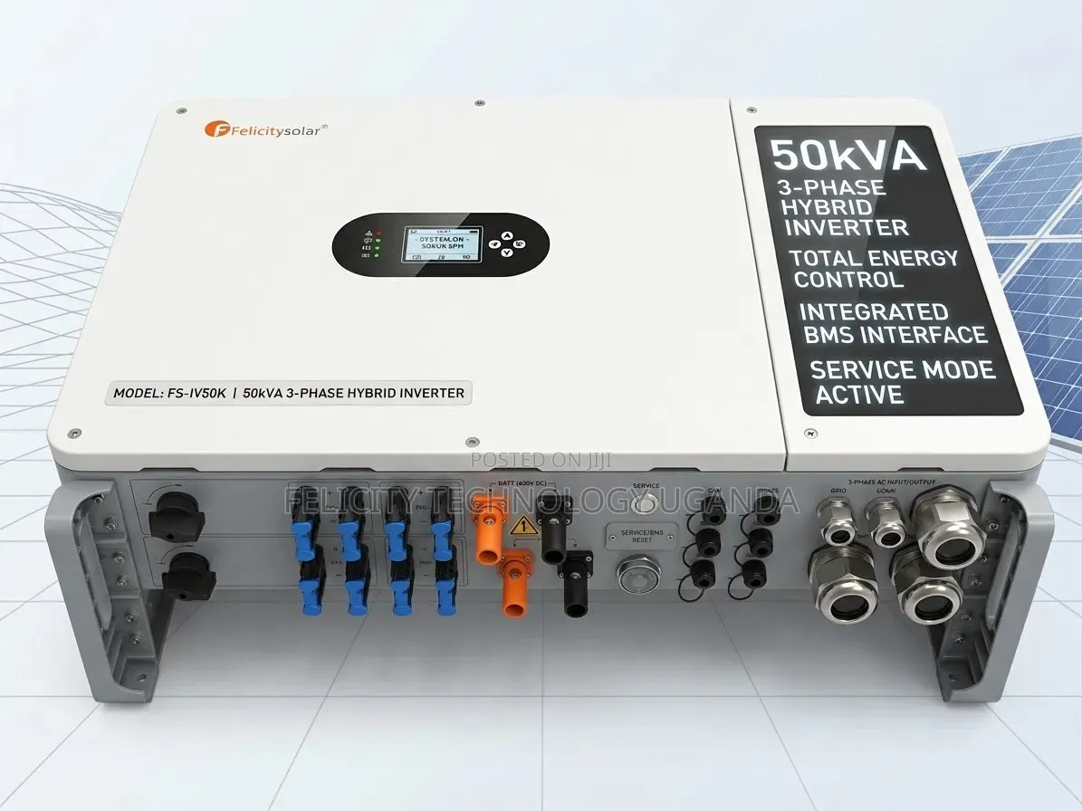 60kwh Battery and 50kva Inverter