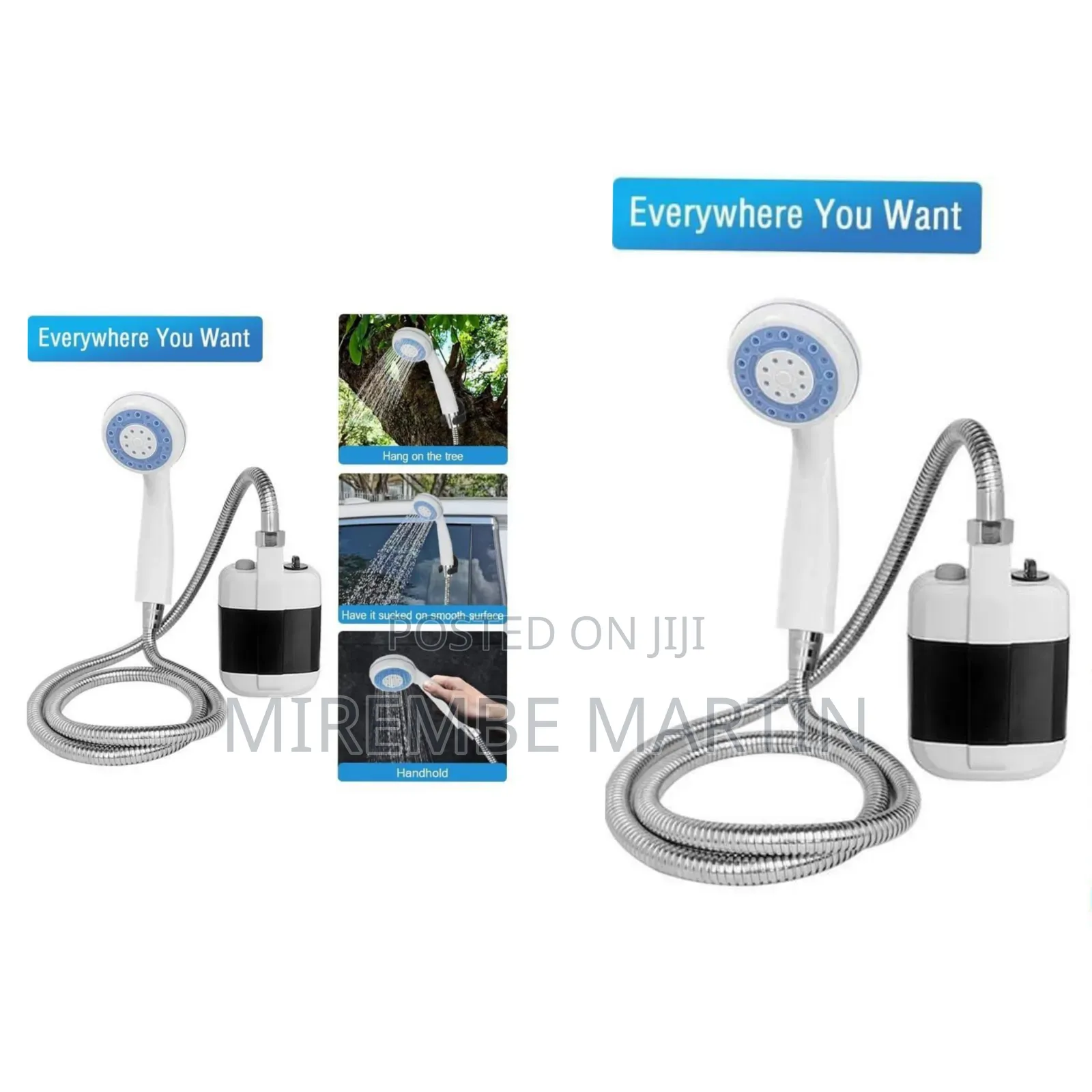 Portable USB Rechargeable Electric Camping Shower