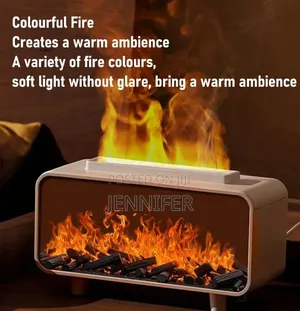 3-in-1 Simulated Fireplace Flame Air Humidifier
