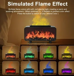 3-in-1 Simulated Fireplace Flame Air Humidifier