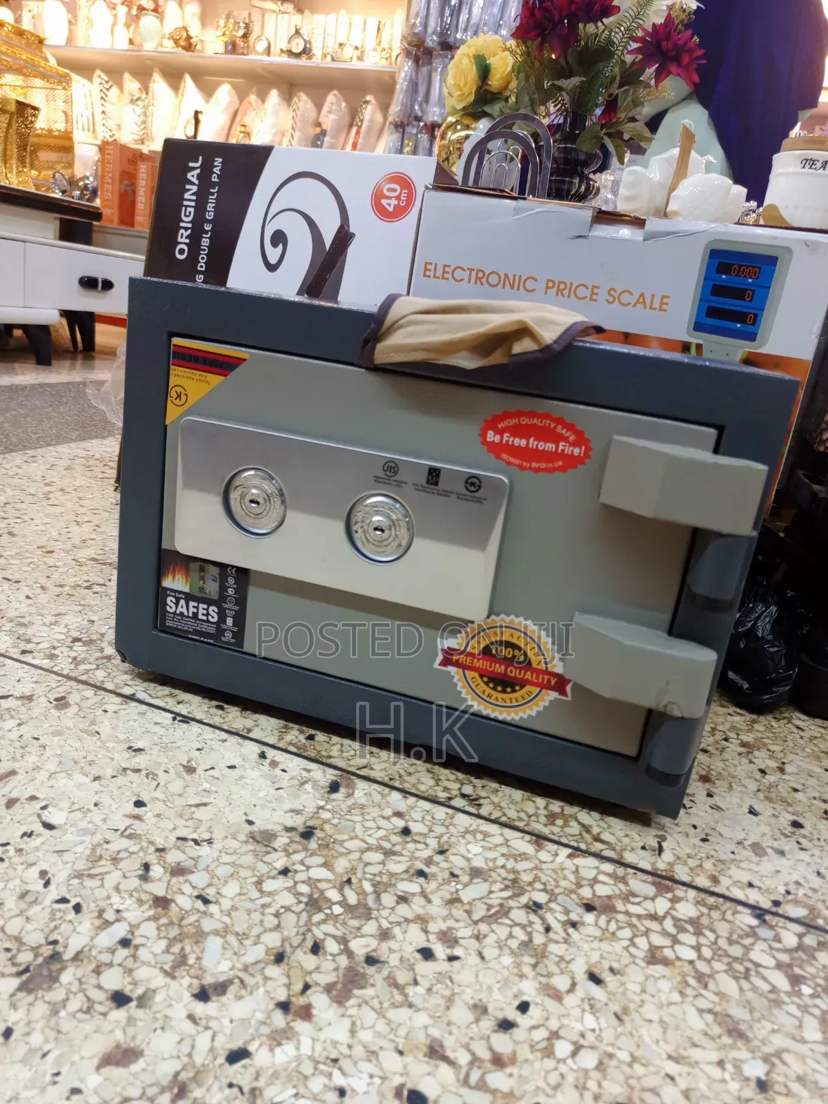Heavy-Duty Fireproof Security Safe Box