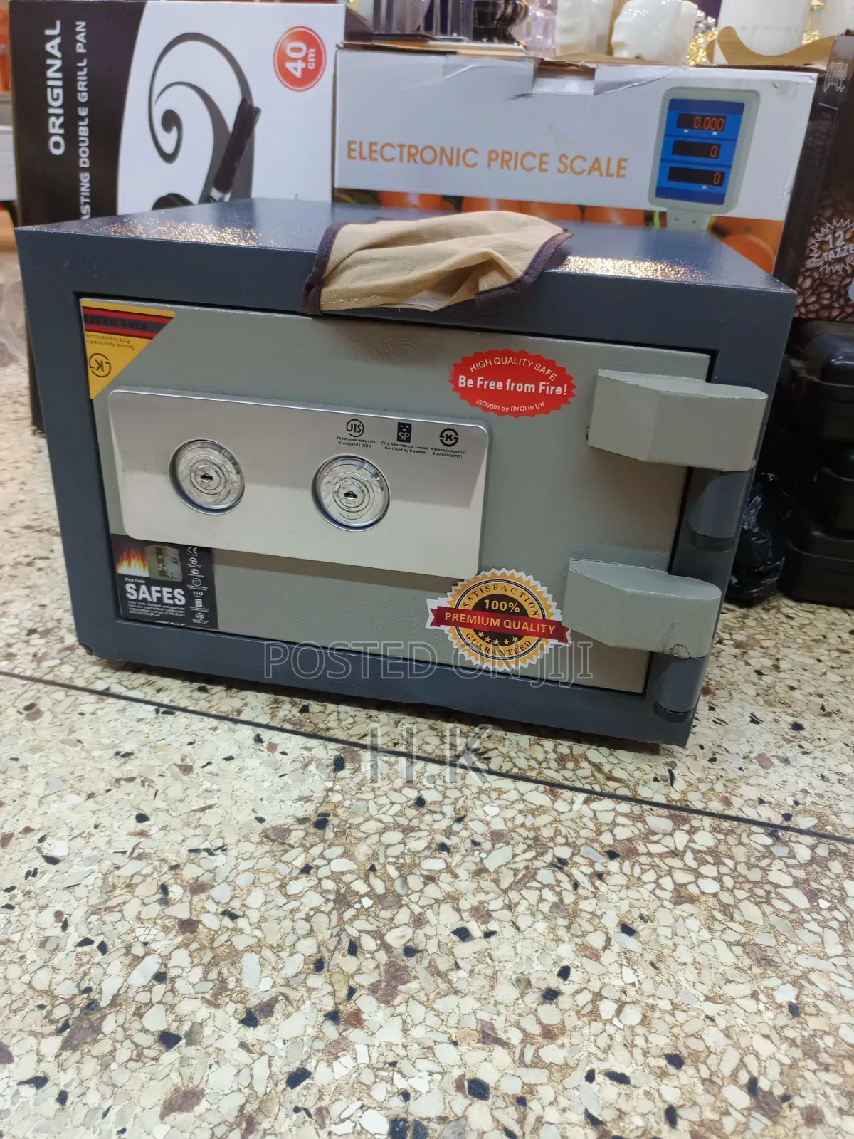Heavy-Duty Fireproof Security Safe Box