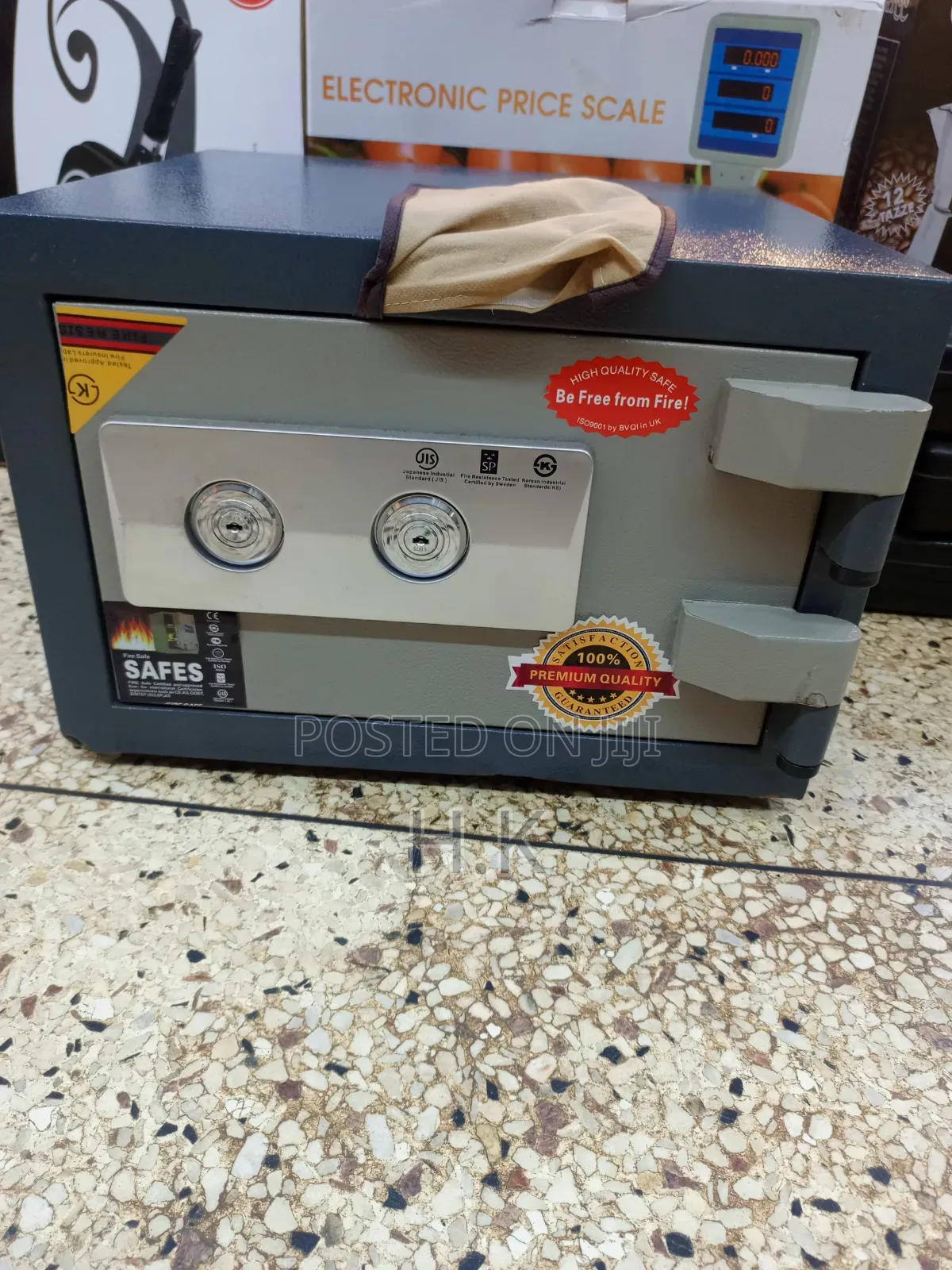 Heavy-Duty Fireproof Security Safe Box