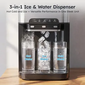 3-in-1 Countertop Water Dispenser With Ice Maker