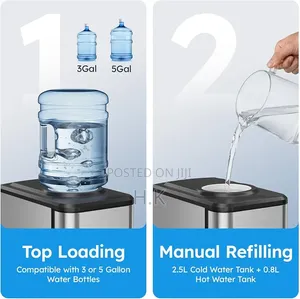 3-in-1 Countertop Water Dispenser With Ice Maker
