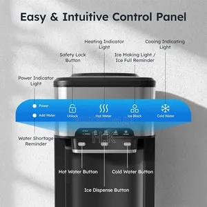 3-in-1 Countertop Water Dispenser With Ice Maker