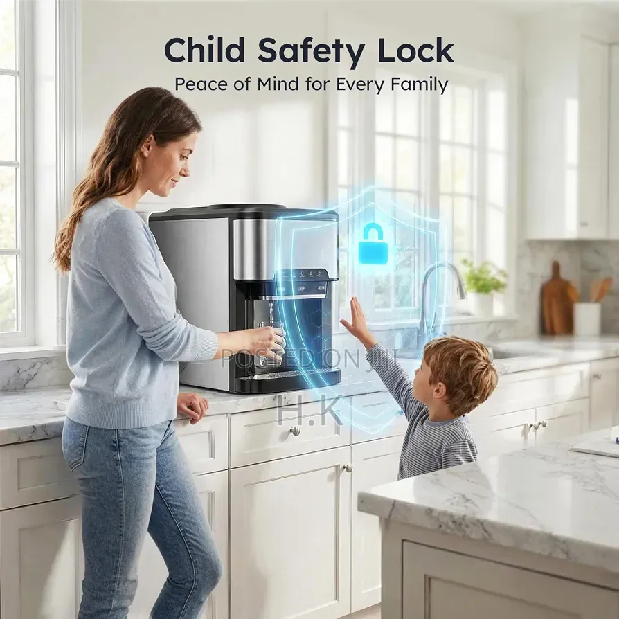 3-in-1 Countertop Water Dispenser With Ice Maker