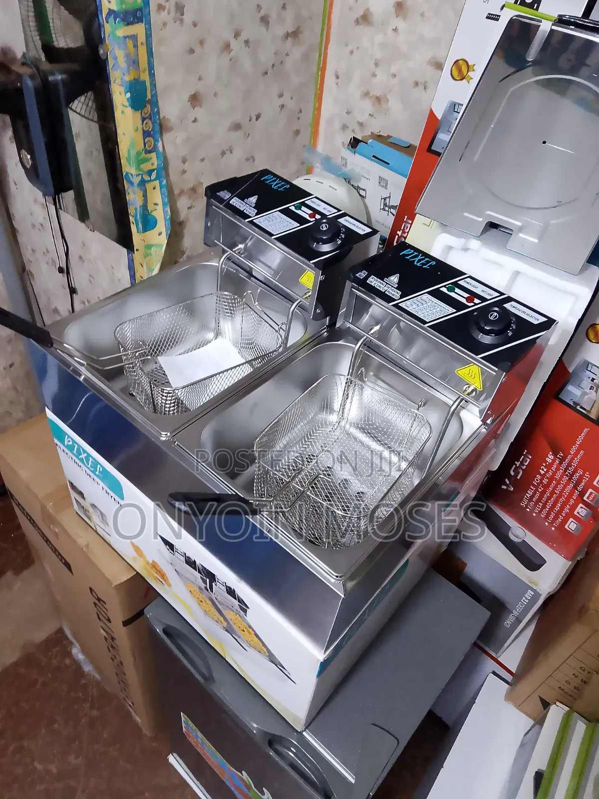 Pixel Double Deep Fryer