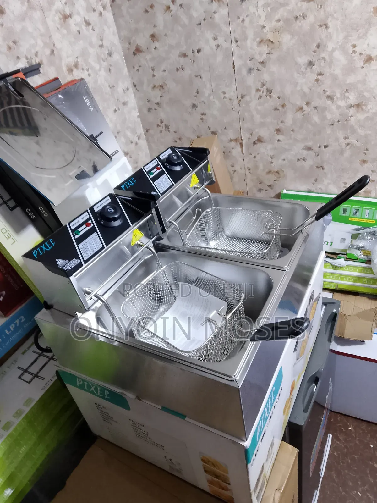 Pixel Double Deep Fryer
